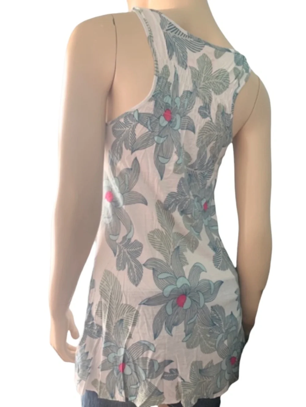 Free People Floral Blouse Top Small New
